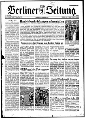Berliner Zeitung Online-Archiv vom 15.11.1955