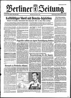 Berliner Zeitung Online-Archiv vom 20.02.1957