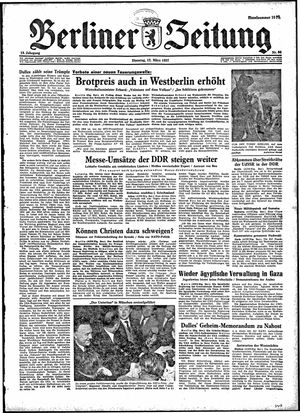 Berliner Zeitung Online-Archiv on Mar 12, 1957