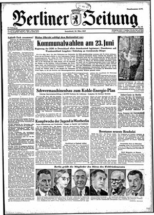 Berliner Zeitung Online-Archiv vom 30.03.1957