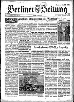 Berliner Zeitung Online-Archiv vom 14.04.1957