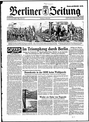 Berliner Zeitung Online-Archiv vom 19.05.1957