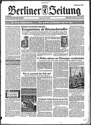Berliner Zeitung Online-Archiv vom 12.06.1957