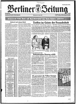 Berliner Zeitung Online-Archiv vom 19.06.1957