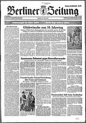 Berliner Zeitung Online-Archiv vom 30.06.1957