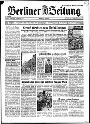 Berliner Zeitung Online-Archiv vom 12.07.1957