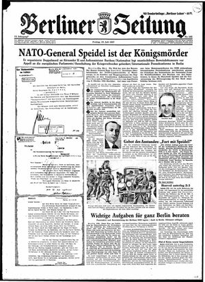 Berliner Zeitung Online-Archiv vom 19.07.1957