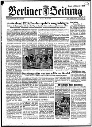 Berliner Zeitung Online-Archiv vom 28.07.1957