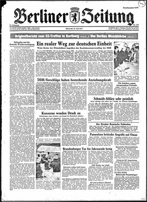Berliner Zeitung Online-Archiv vom 31.07.1957