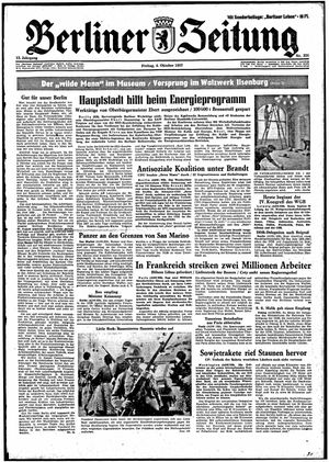 Berliner Zeitung Online-Archiv vom 04.10.1957