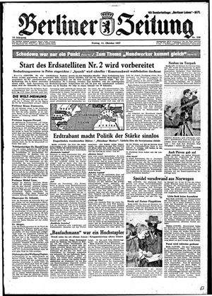 Berliner Zeitung Online-Archiv vom 11.10.1957