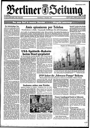 Berliner Zeitung Online-Archiv on Dec 7, 1957