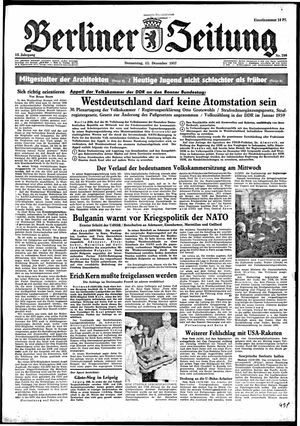 Berliner Zeitung Online-Archiv on Dec 12, 1957