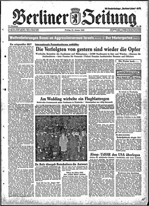 Berliner Zeitung Online-Archiv vom 31.01.1958