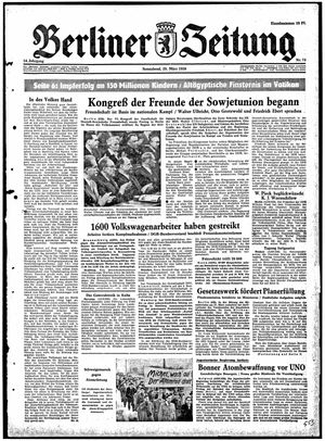 Berliner Zeitung Online-Archiv vom 29.03.1958