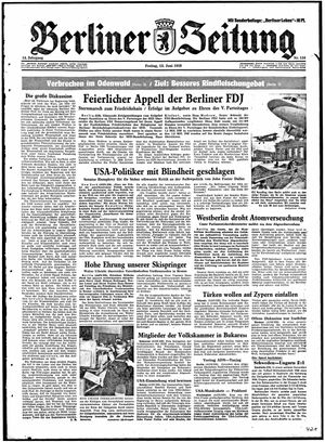 Berliner Zeitung Online-Archiv vom 13.06.1958