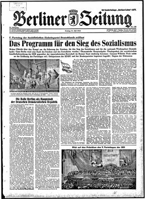 Berliner Zeitung Online-Archiv vom 11.07.1958