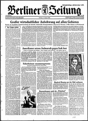 Berliner Zeitung Online-Archiv vom 08.08.1958