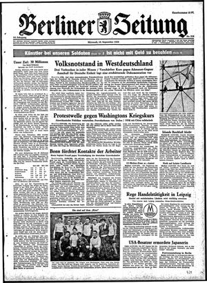 Berliner Zeitung Online-Archiv on Sep 10, 1958
