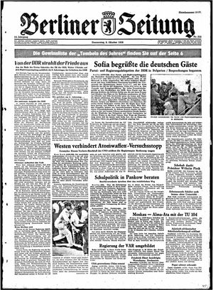 Berliner Zeitung Online-Archiv on Oct 9, 1958
