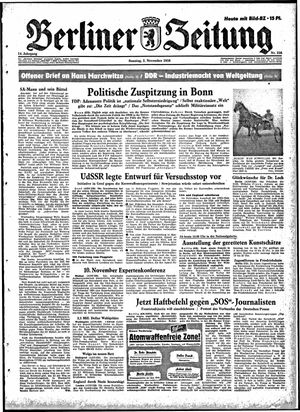 Berliner Zeitung Online-Archiv vom 02.11.1958