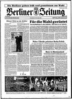 Berliner Zeitung Online-Archiv on Nov 15, 1958