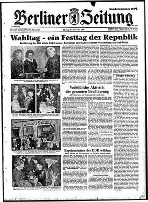 Berliner Zeitung Online-Archiv vom 17.11.1958