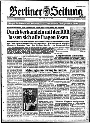 Berliner Zeitung Online-Archiv on Nov 26, 1958
