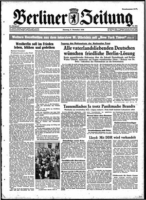 Berliner Zeitung Online-Archiv vom 02.12.1958