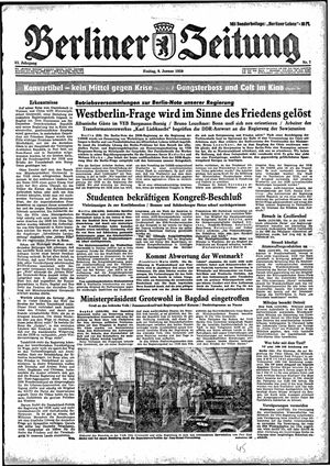 Berliner Zeitung Online-Archiv on Jan 9, 1959