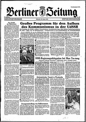 Berliner Zeitung Online-Archiv vom 28.01.1959
