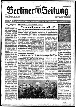 Berliner Zeitung Online-Archiv on Jan 31, 1959