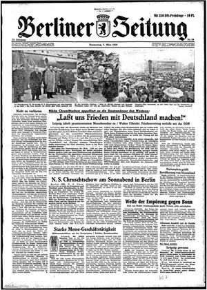 Berliner Zeitung Online-Archiv on Mar 5, 1959