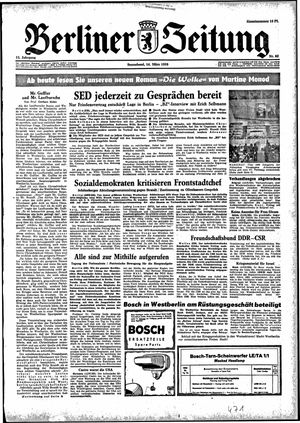 Berliner Zeitung Online-Archiv on Mar 14, 1959