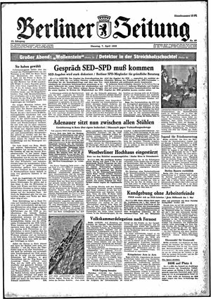 Berliner Zeitung Online-Archiv vom 07.04.1959