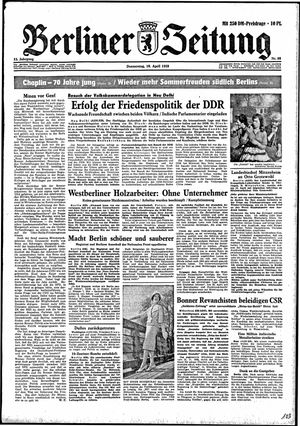 Berliner Zeitung Online-Archiv on Apr 16, 1959