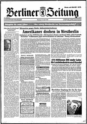 Berliner Zeitung Online-Archiv vom 19.04.1959