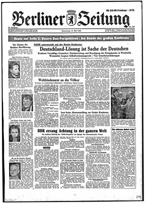 Berliner Zeitung Online-Archiv vom 14.05.1959