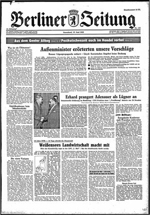 Berliner Zeitung Online-Archiv on Jun 13, 1959