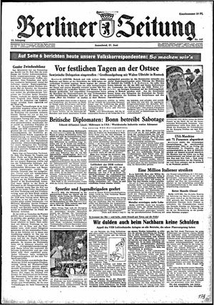 Berliner Zeitung Online-Archiv vom 27.06.1959