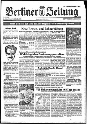 Berliner Zeitung Online-Archiv vom 09.07.1959