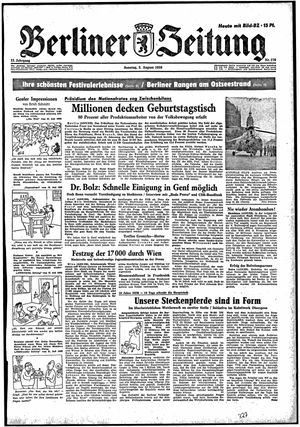 Berliner Zeitung Online-Archiv vom 02.08.1959