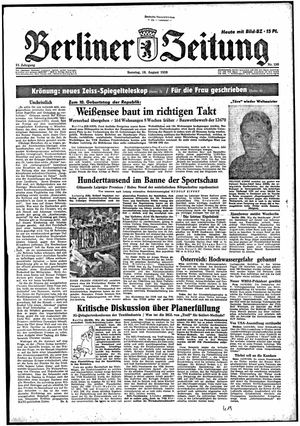 Berliner Zeitung Online-Archiv vom 16.08.1959