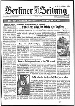 Berliner Zeitung Online-Archiv on Aug 27, 1959