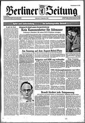 Berliner Zeitung Online-Archiv vom 09.09.1959