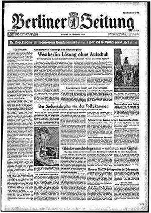 Berliner Zeitung Online-Archiv vom 30.09.1959