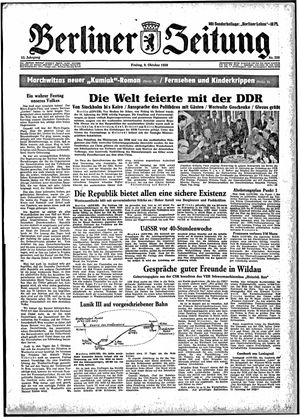 Berliner Zeitung Online-Archiv vom 09.10.1959