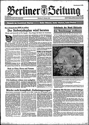 Berliner Zeitung Online-Archiv vom 27.10.1959