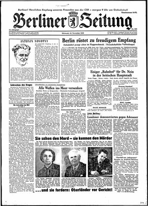 Berliner Zeitung Online-Archiv vom 18.11.1959