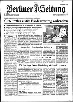 Berliner Zeitung Online-Archiv vom 25.11.1959